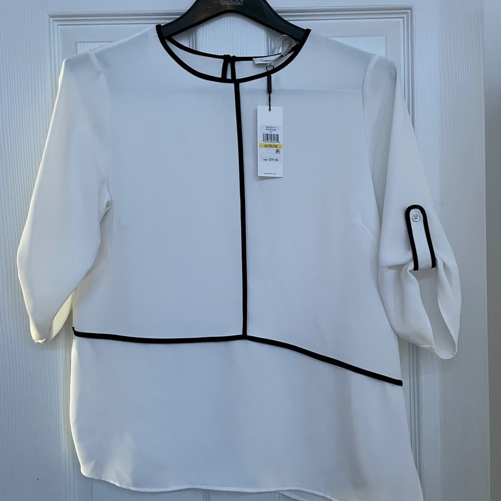 Classy White Blouse (1/4 sleeve)